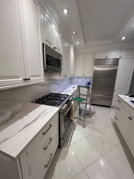 Cabinet Painting in Manhattan, NY (1)